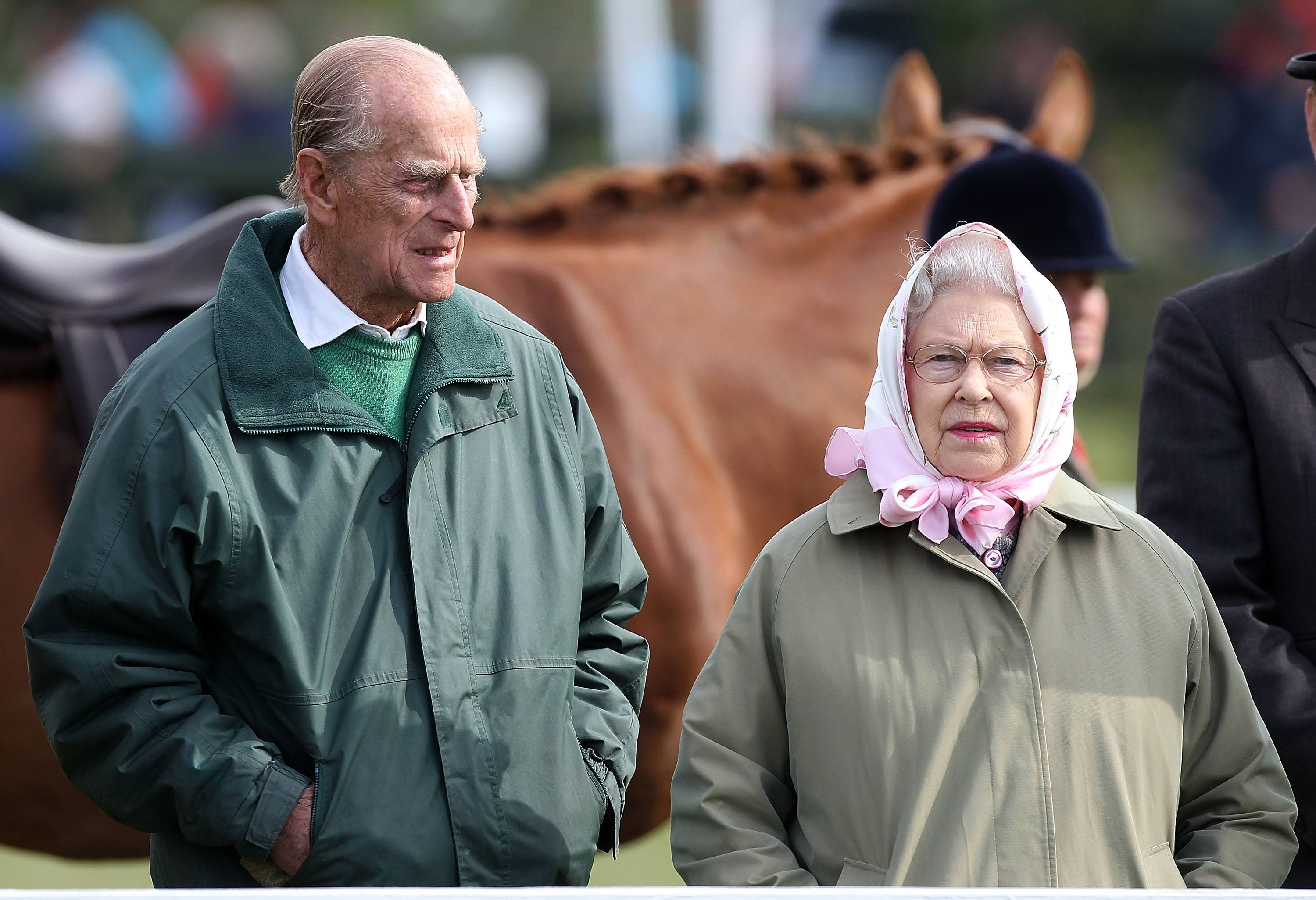 Royal Windsor Horse Show Queen Elizabeth and Prince Philip