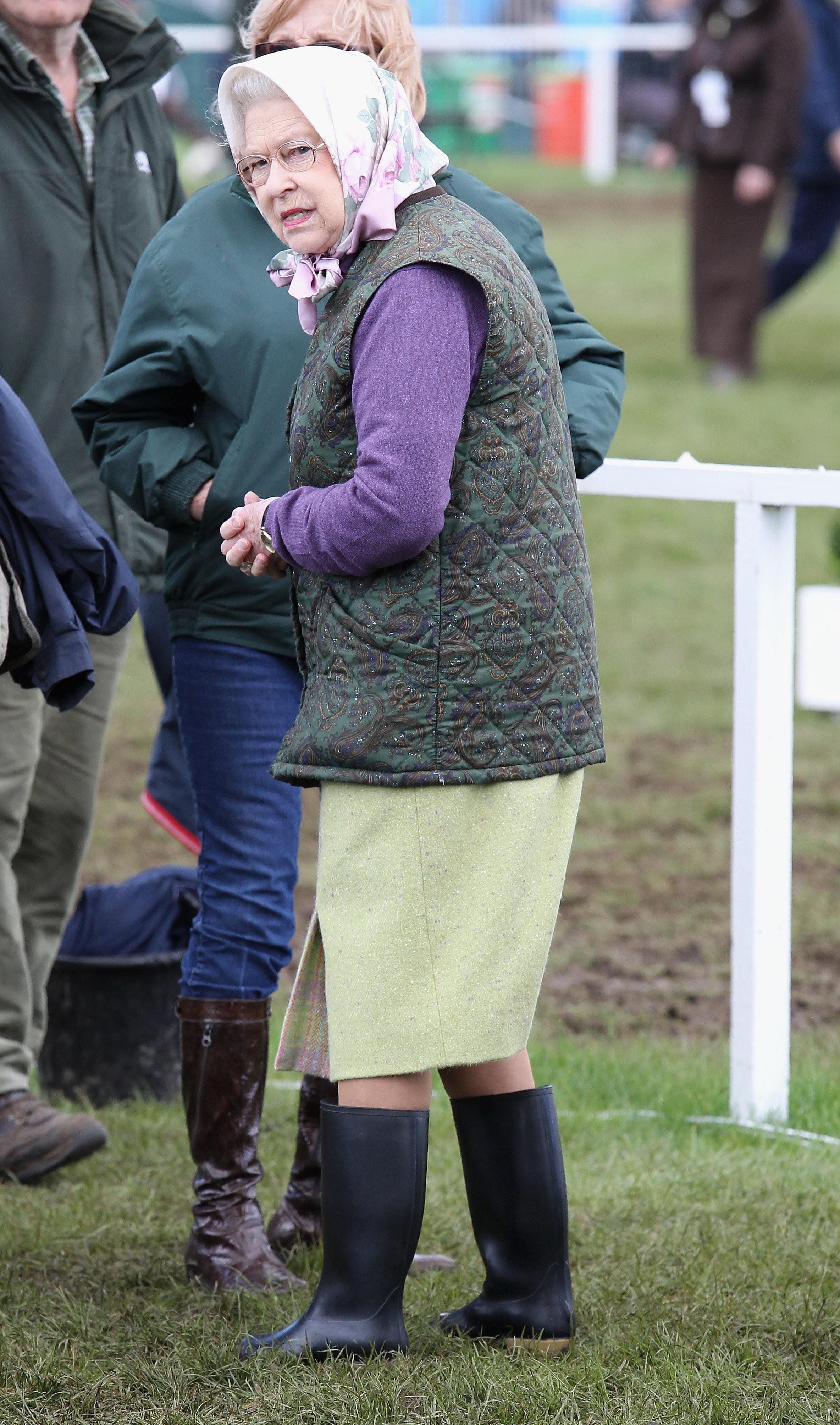 Queen Elizabeth at the Royal Windsor horse show