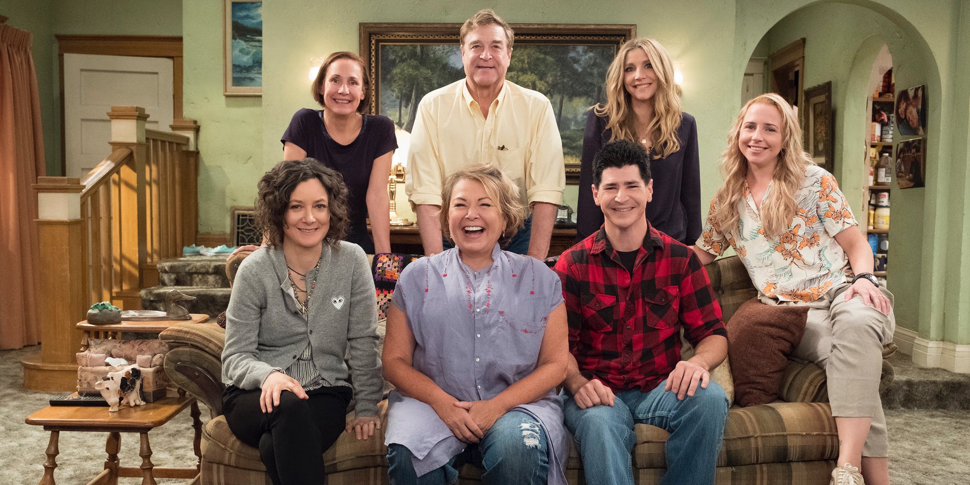 'Roseanne' revival cast photo. 'Roseanne' revival cast photo.