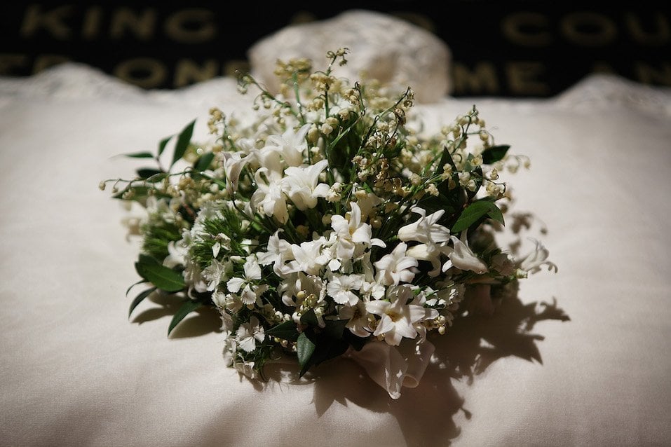 The wedding bouquet of Catherine, Duchess of Cambridge