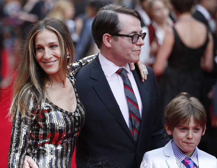 Sarah Jessica Parker and Matthew Broderick with their son