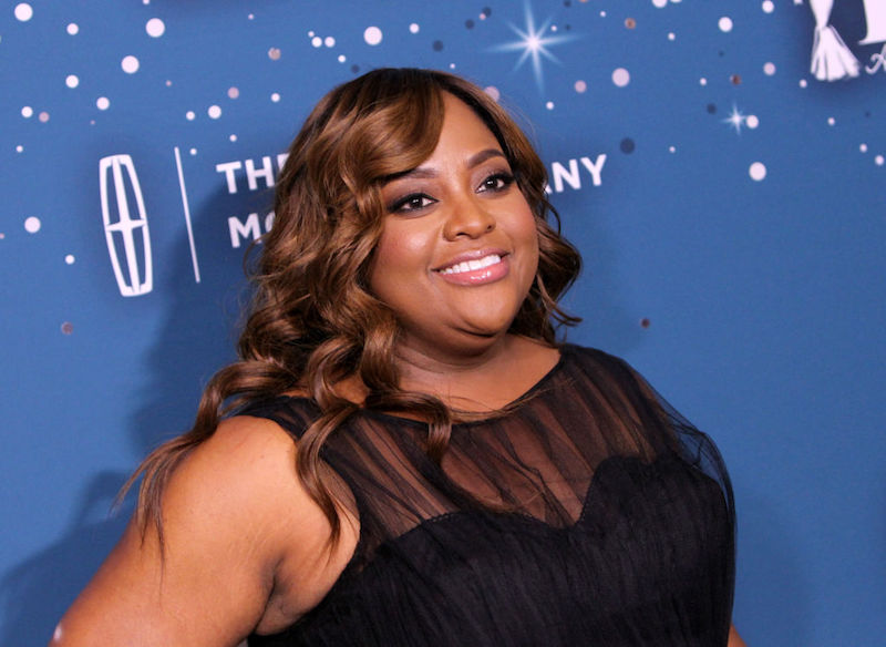Sherri Shepard on a red carpet.