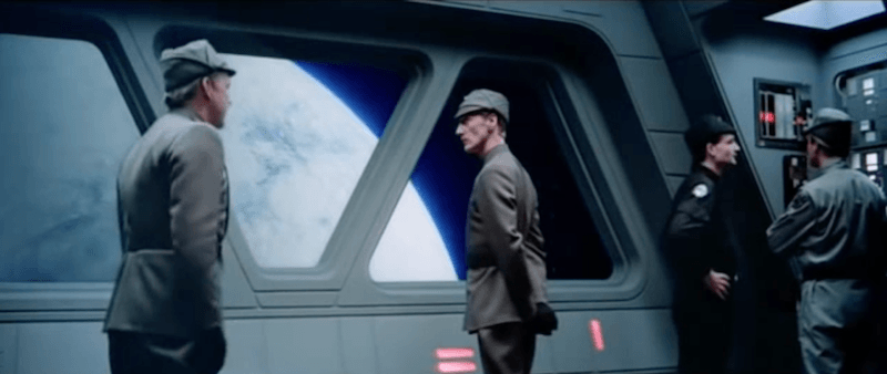 An imperial officer in a ship. An imperial officer in a ship.