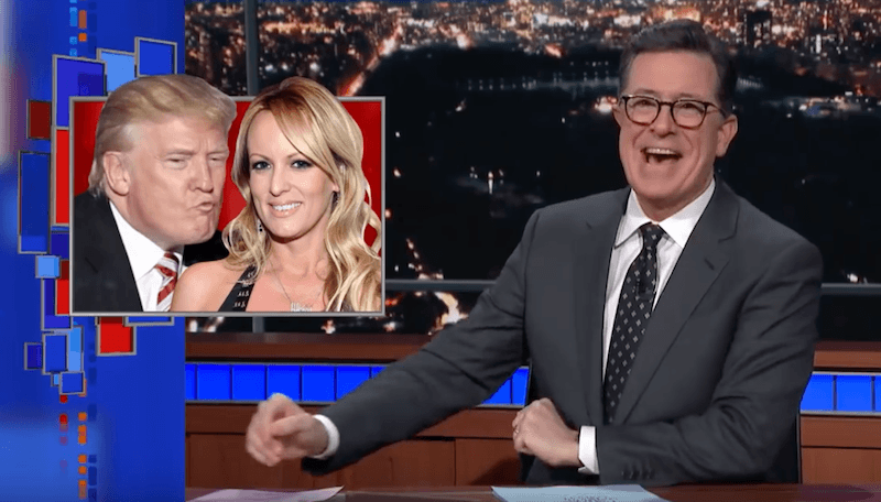 Late Night TV Hosts and Stormy Daniel’s Interview Recap