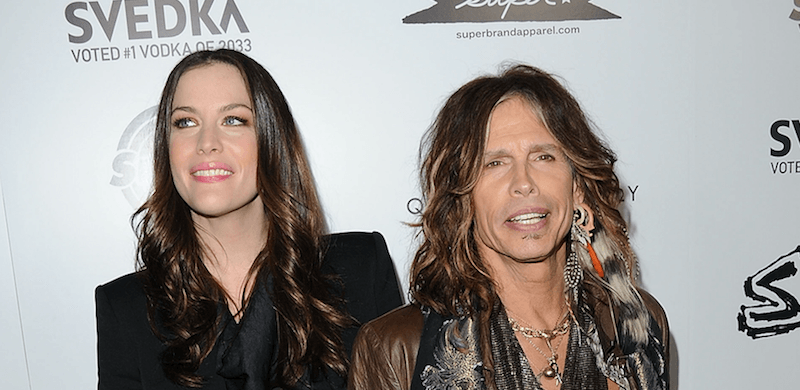 Liv and Stephen Tyler on a red carpet.