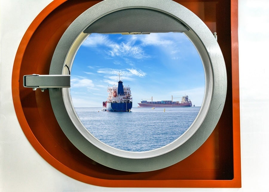 ship inside the washing machine