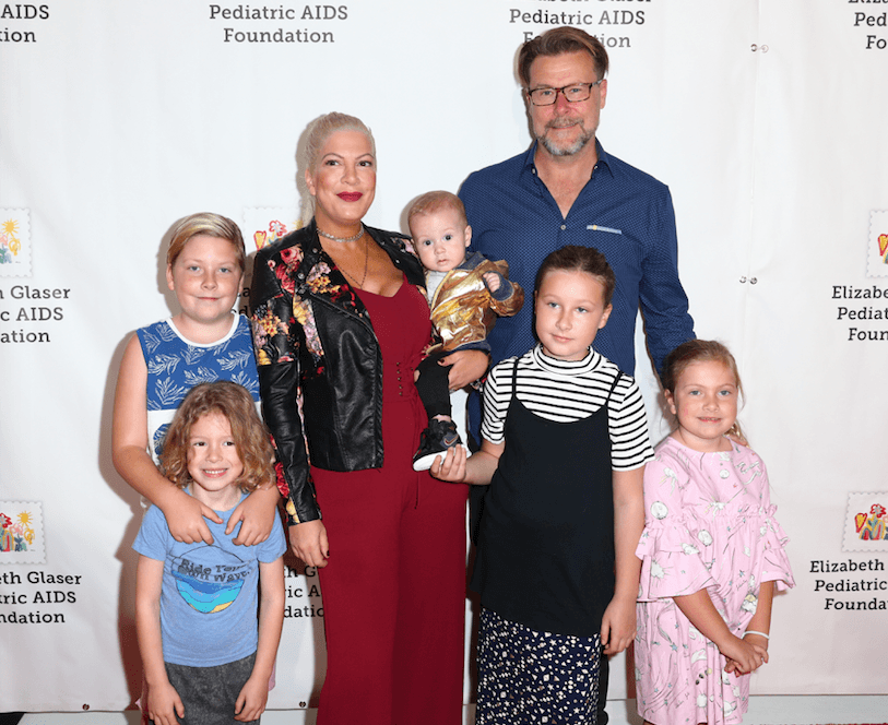 Tori Spelling's family Tori Spelling's family