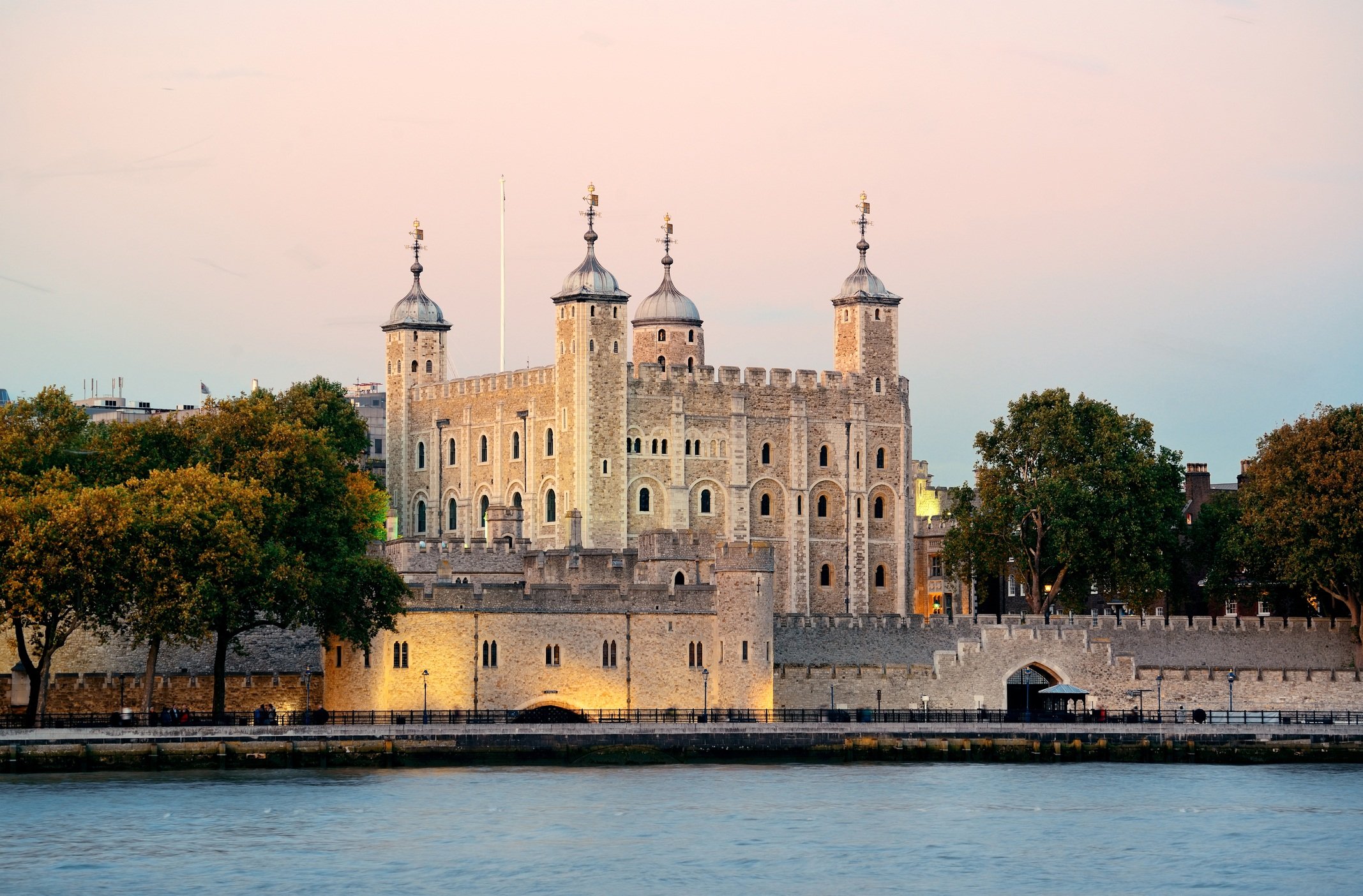 Tower of London during sunset