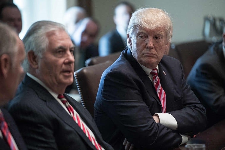 Trump and Tillerson
