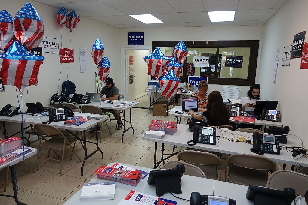 Volunteers and staff trump campaign