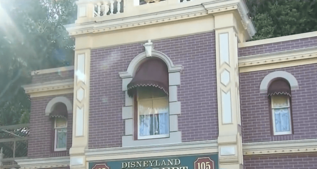 Walt Disney apartment window