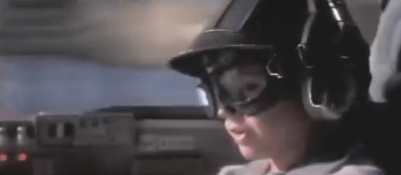 Anakin riding on a ship. Anakin riding on a ship.