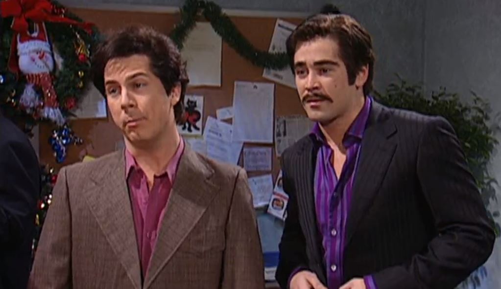 Chris Parnell and Colin Farrell on Saturday Night Live Chris Parnell and Colin Farrell on Saturday Night Live