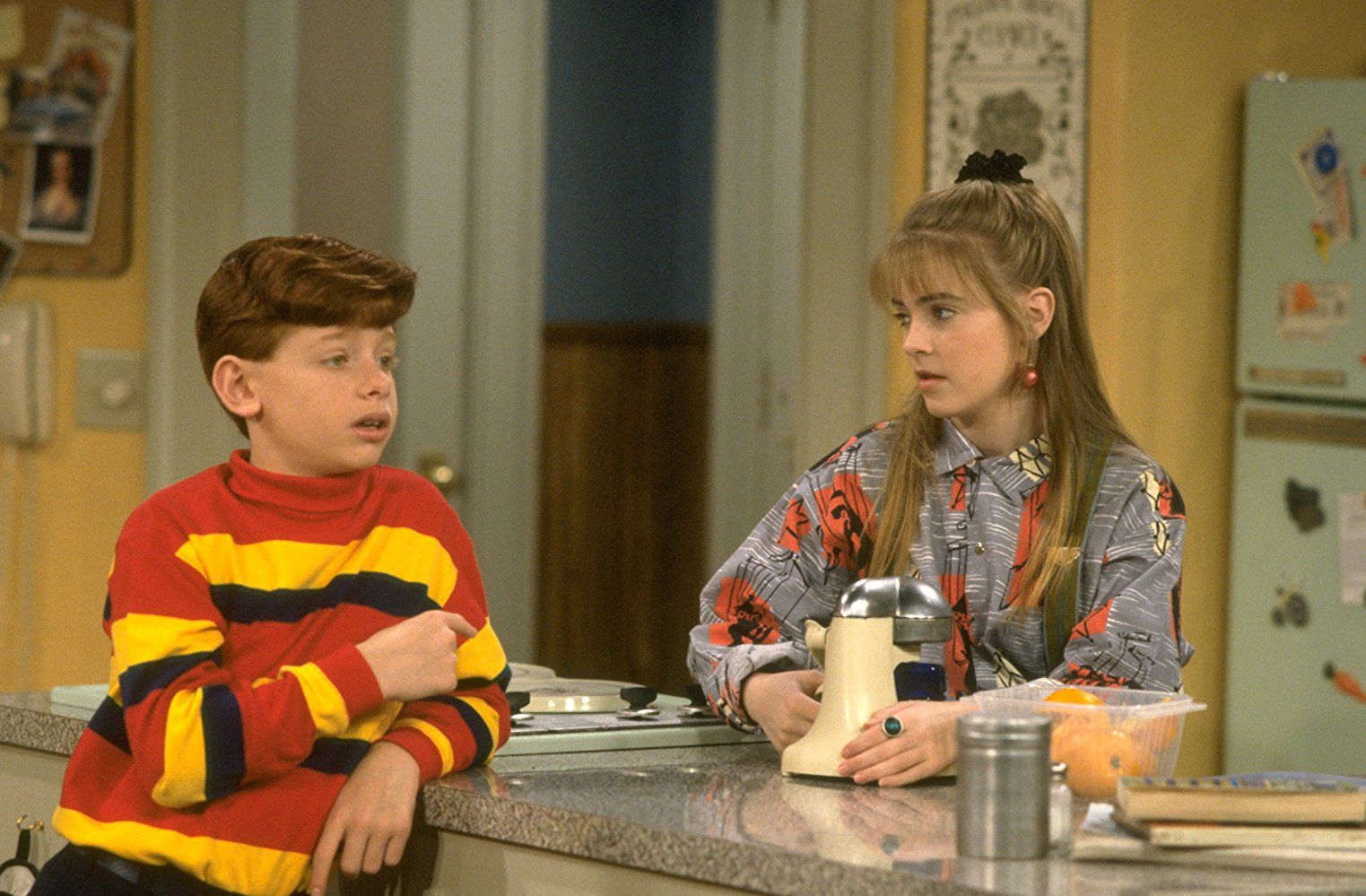 Jason Zimbler and Melissa Joan Hart in Clarissa Explains It All