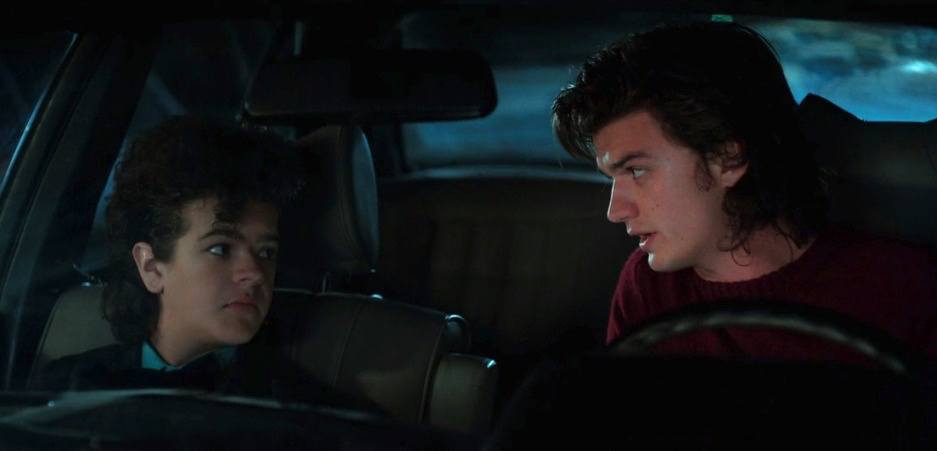 Dustin and Steve on Stranger Things Dustin and Steve on Stranger Things