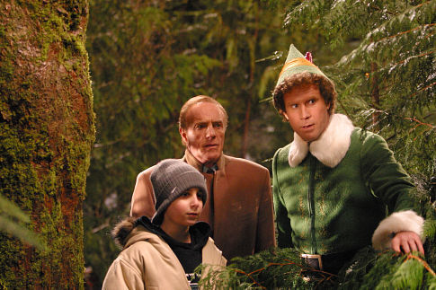 James Caan, Will Ferrell, and Daniel Tay in Elf 