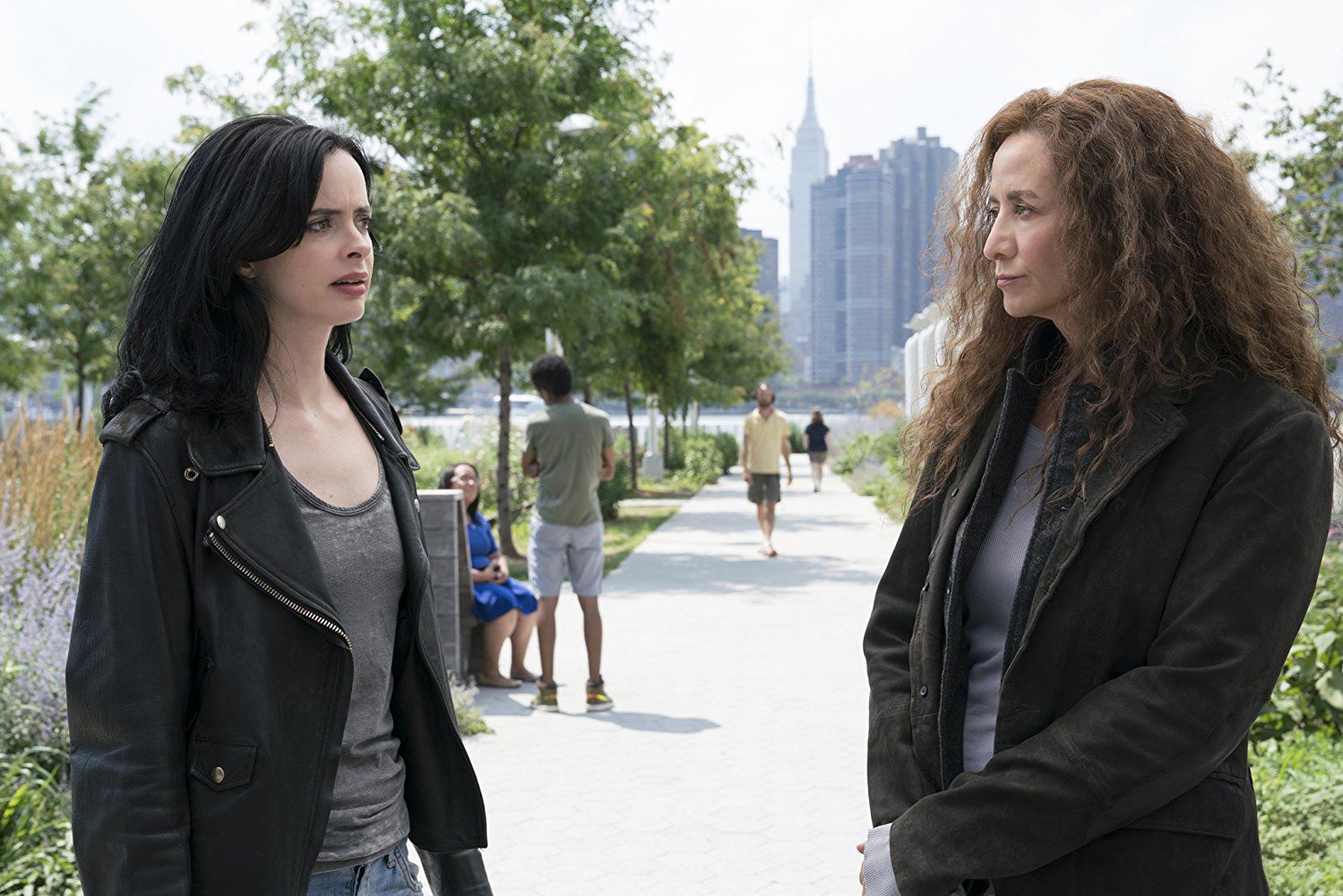 Janet McTeer's unnamed villain on Jessica Jones Season 2 Janet McTeer's unnamed villain on Jessica Jones Season 2