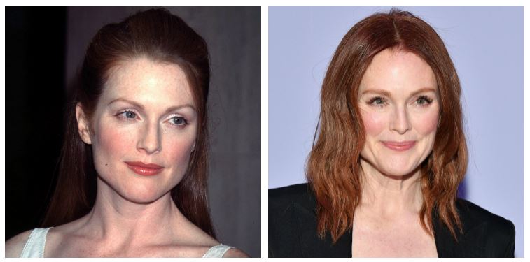 Julianne Moore then and now Julianne Moore then and now