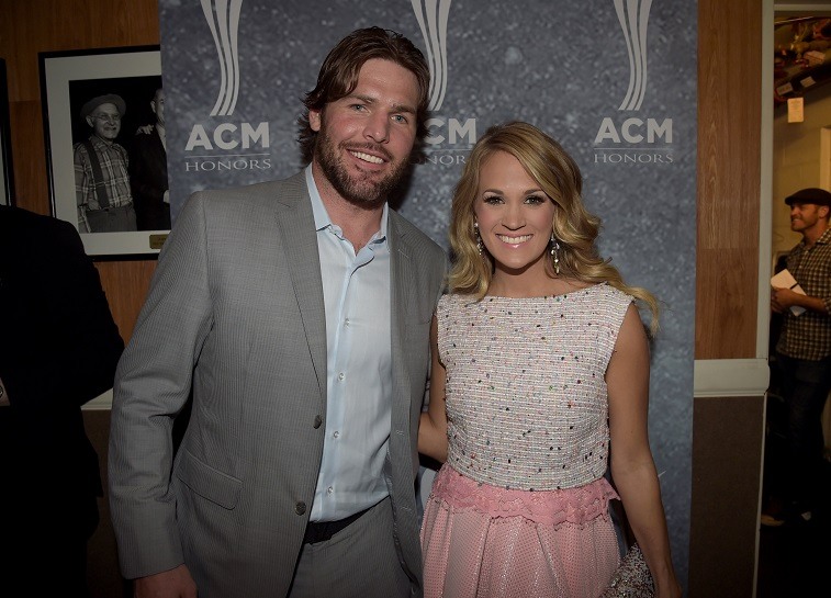Mike Fisher and Carrie Underwood attend the 8th Annual ACM Honors at Ryman Auditorium.