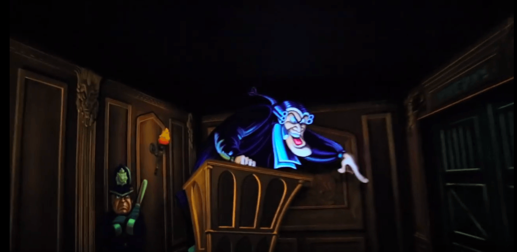 Mr. Toad's Wild Ride courtroom scene