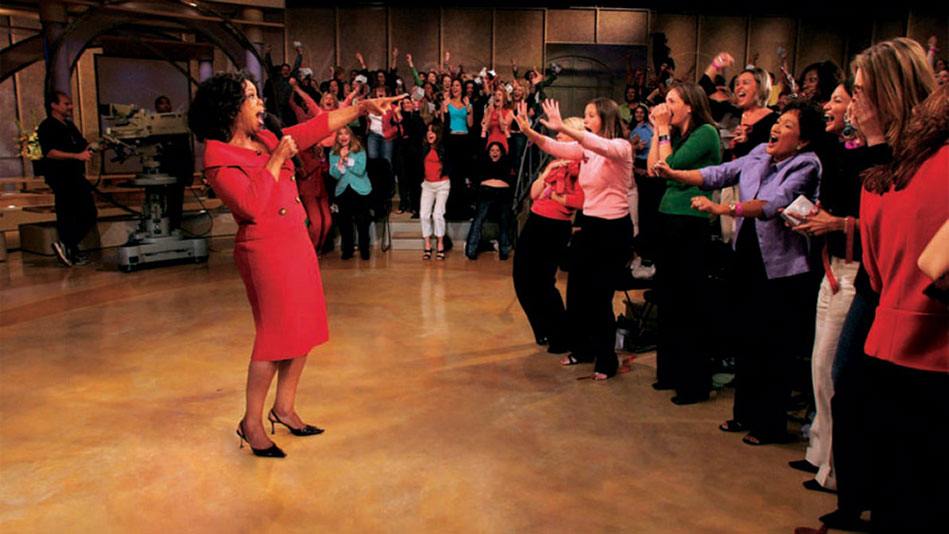 Oprah's famous car giveaway in 2004 Oprah's famous car giveaway in 2004