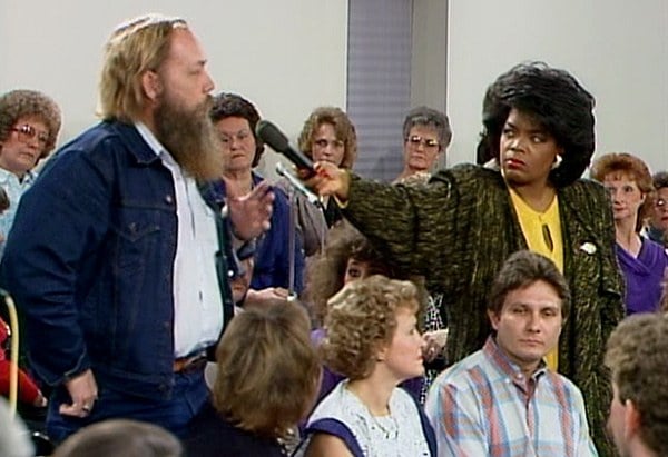 Oprah in Forsyth County, Georgia, in 1987 Oprah in Forsyth County, Georgia, in 1987