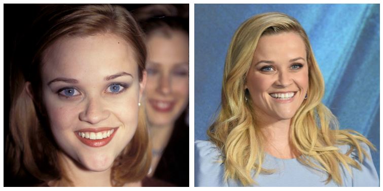 Reese Witherspoon now and then Reese Witherspoon now and then