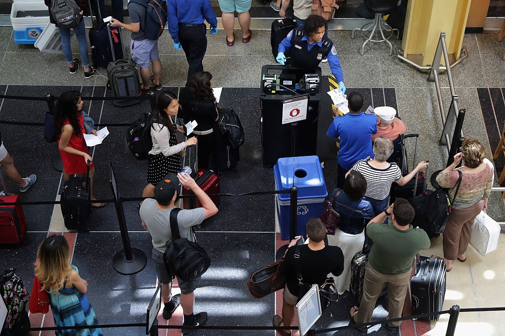 Security chect at TSA Security chect at TSA