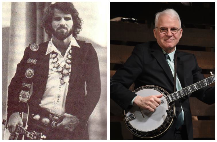 Steve Martin then and now