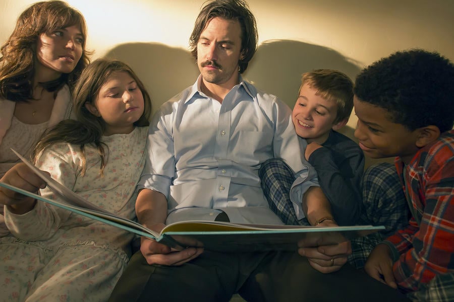The Pearson family on This Is Us