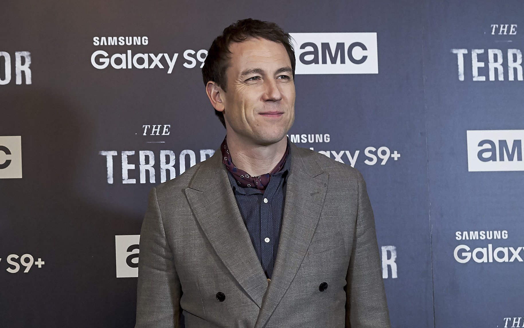 Tobias Menzies smiles at the premiere for 'The Terror.'