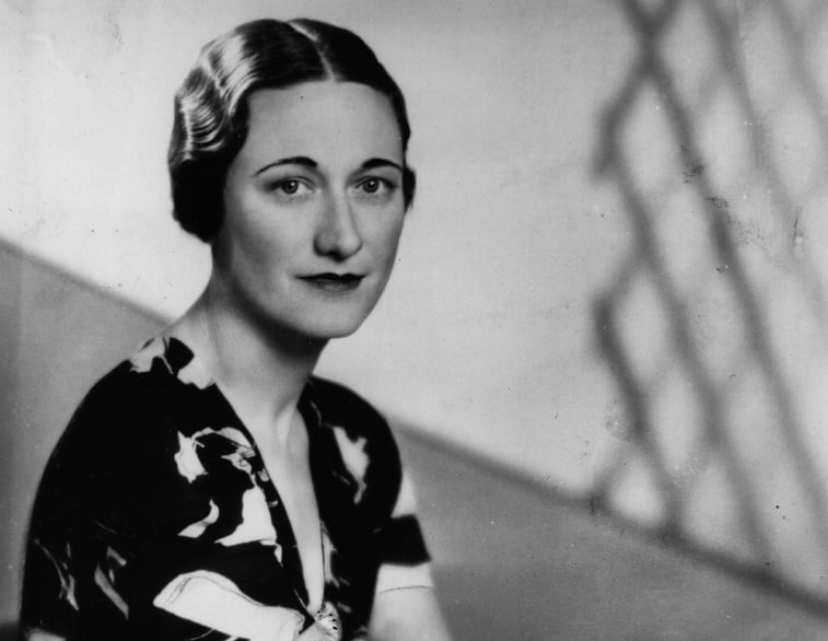 American socialite Wallis Simpson (nee Bessie Wallis Warfield) (1896 - 1986) a week before King Edward VIII abdicated. She became Duchess of Windsor in June 1937 after her marriage to Edward VIII, Duke of Windsor. American socialite Wallis Simpson (nee Bessie Wallis Warfield) (1896 - 1986) a week before King Edward VIII abdicated. She became Duchess of Windsor in June 1937 after her marriage to Edward VIII, Duke of Windsor.