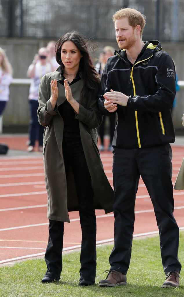 Prince Harry and his fiancee US actress Meghan Markle