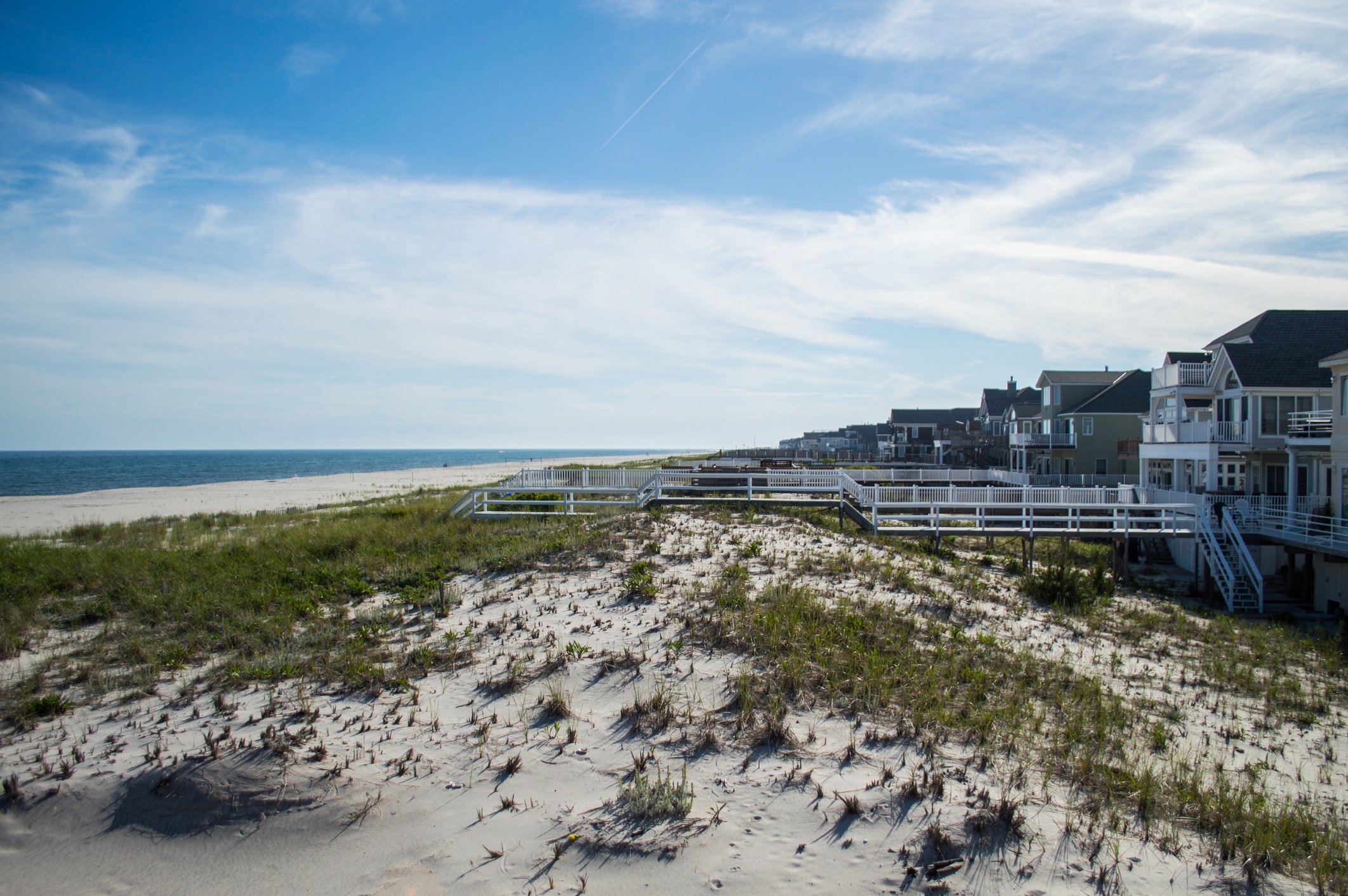 Beach mansions in the Hamptons, New York City, USA