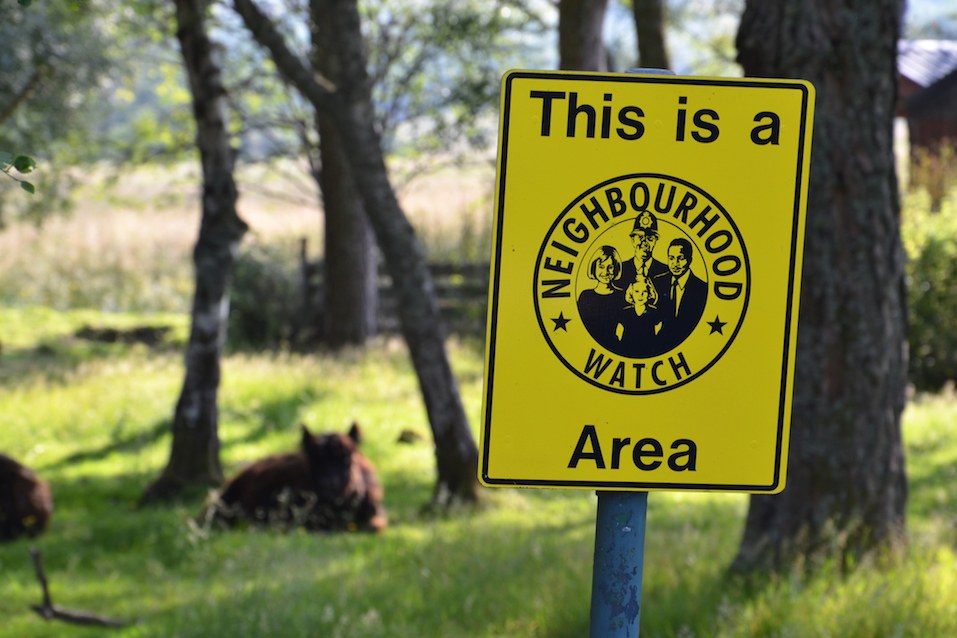 Neighborhood watch sign
