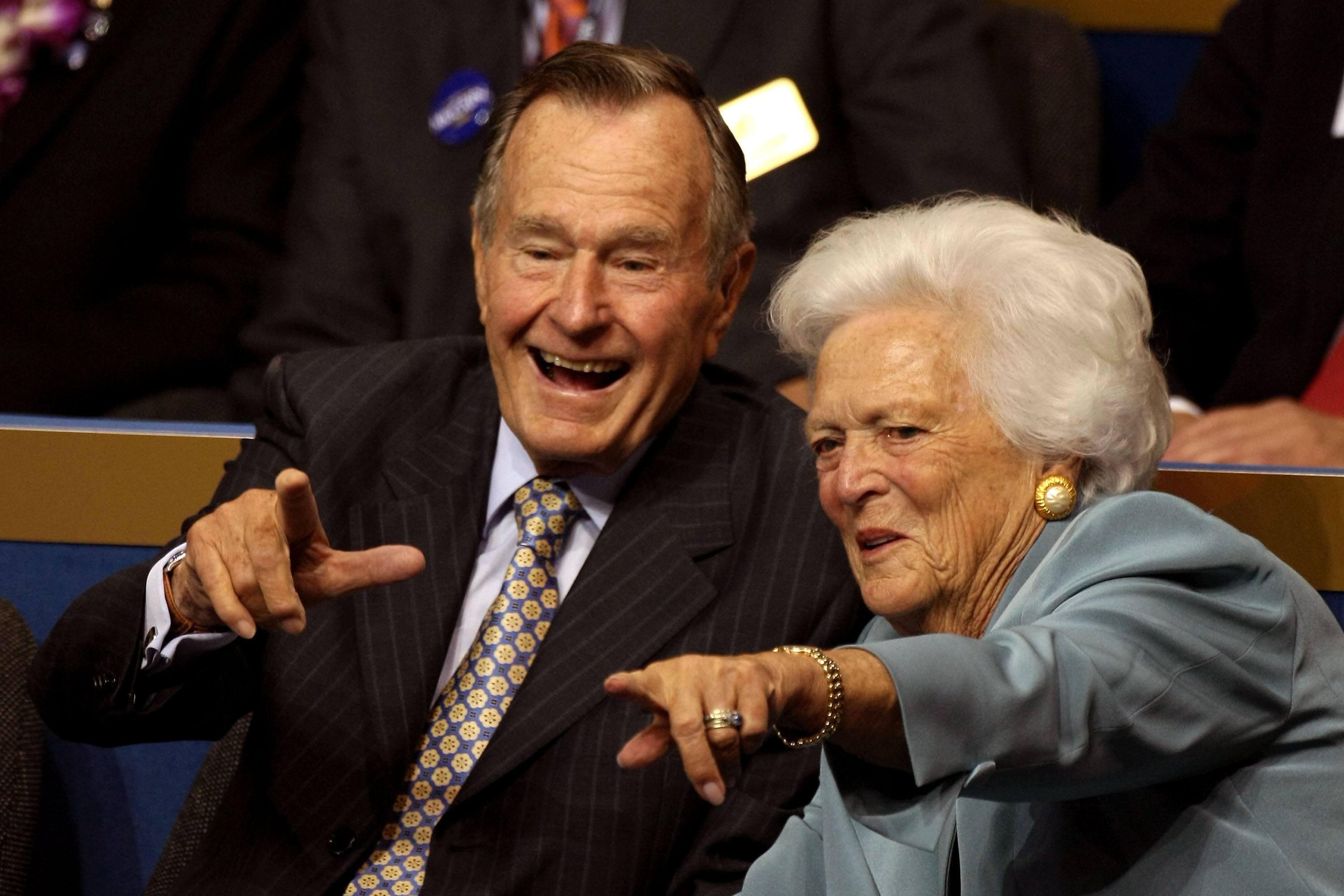 George H.W. Bush and Barbara Bush