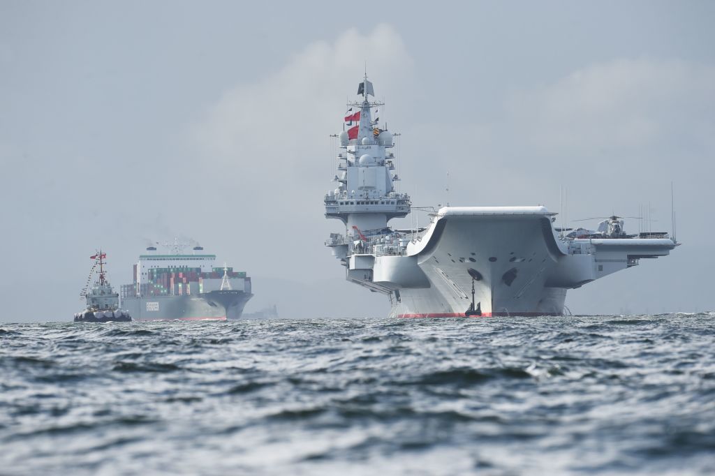 Chinese military aircraft carrier Liaoning