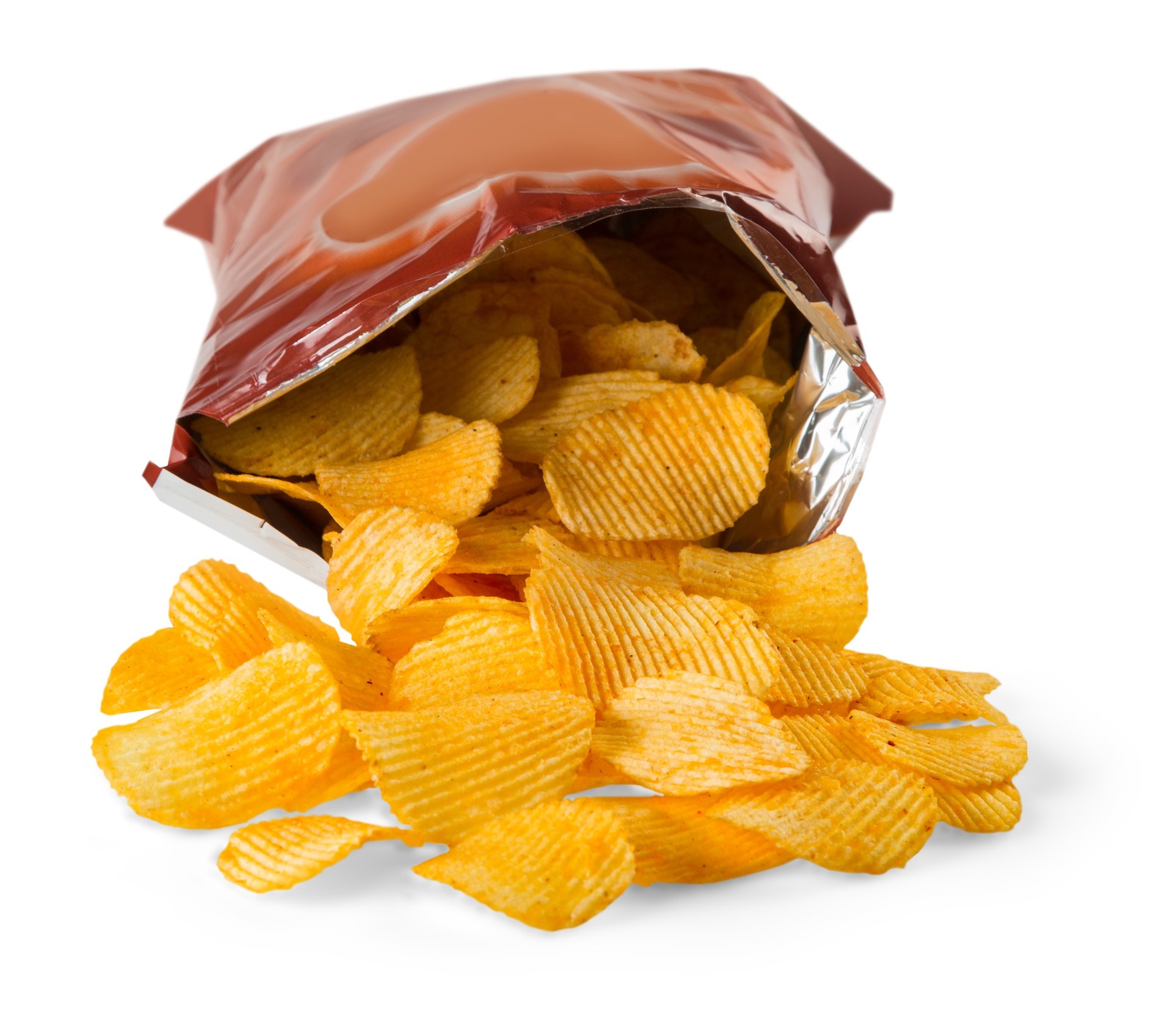 Open Bag of Chips
