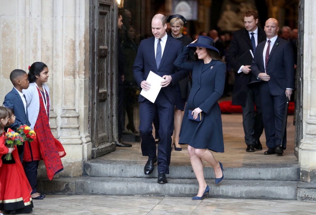 Catherine, Duchess of Cambridge and Prince William, Duke of Cambridge depart from the 2018 Commonwealth Day service at Westminster Abbey