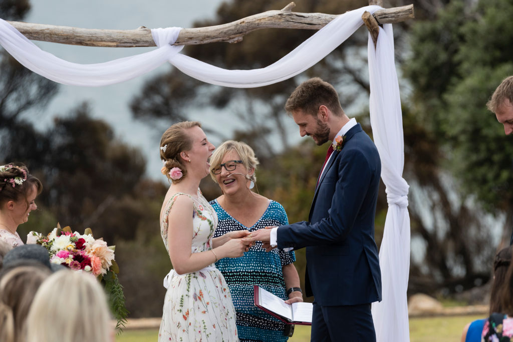Couple wedding