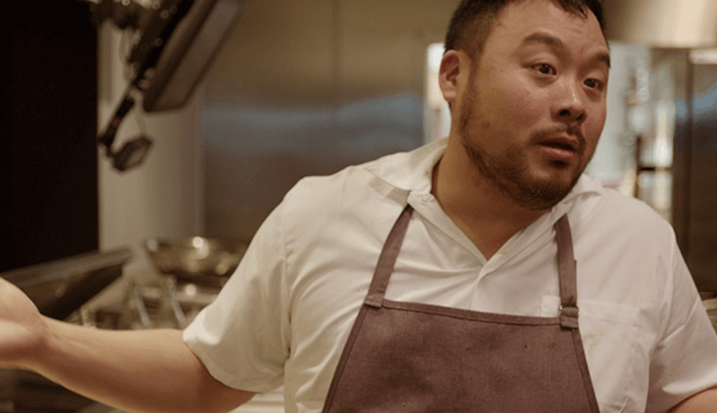 David Chung standing in a kitchen. David Chung standing in a kitchen.
