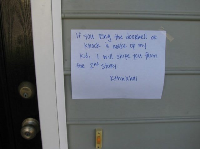 Doorbell note