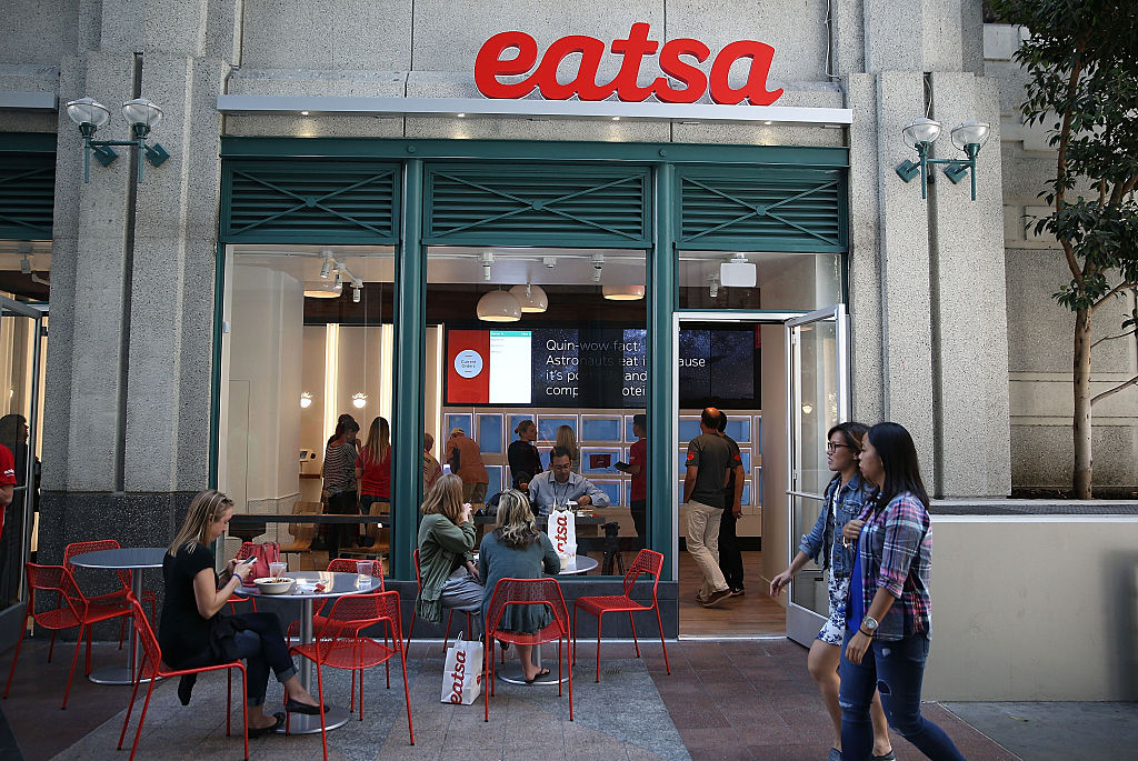 People walk by eatsa