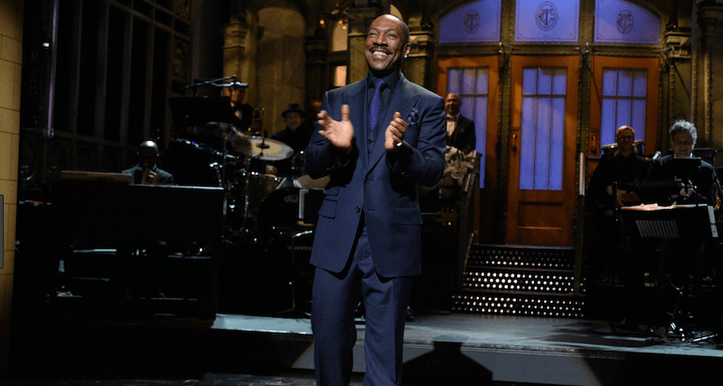 Eddie Murphy performing on 'Saturday Night Live'. Eddie Murphy performing on 'Saturday Night Live'.