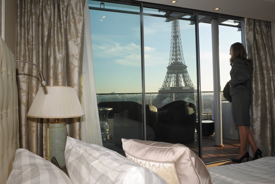 Luxury hotel room