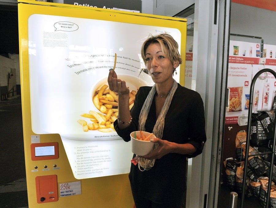 Fries vending machine Fries vending machine