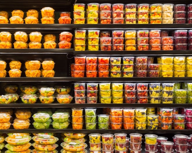 prepared foods fruit display