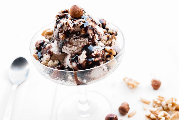 brownie sundae
