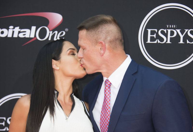 HOLLYWOOD, CALIFORNIA - APRIL 07: Actor/pro wrestler John Cena (L) and professional wrestler Nikki Bella attend FOX's "American Idol" Finale For The Farewell Season at Dolby Theatre on April 7, 2016 in Hollywood, California. (Photo by Alberto E. Rodriguez/Getty Images) HOLLYWOOD, CALIFORNIA - APRIL 07: Actor/pro wrestler John Cena (L) and professional wrestler Nikki Bella attend FOX's "American Idol" Finale For The Farewell Season at Dolby Theatre on April 7, 2016 in Hollywood, California. (Photo by Alberto E. Rodriguez/Getty Images)