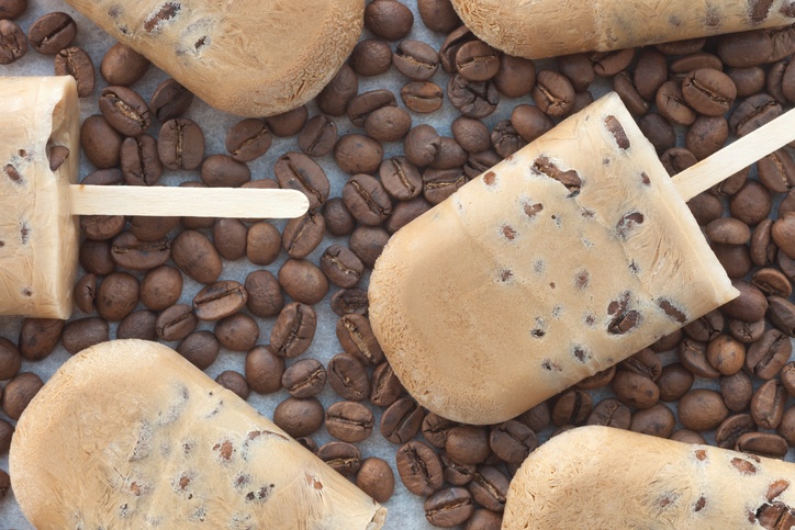 coffee ice cream popsicles